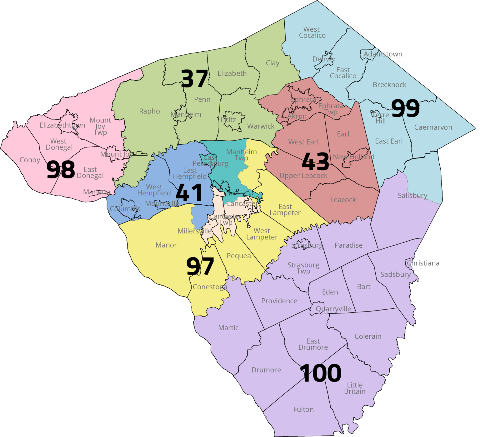 Legislative District Maps - Lancaster Chamber Of Commerce